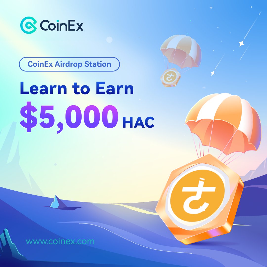Learn &amp; Earn with us with selected winners sharing $5,000 of $HAC💰 

Just answer 3 questions for a chance to win!

Join 💰: coinex.com/s/4KFP
Trade #HAC 📈: coinex.com/en/info/HAC
Learn more 📖: hacash.org - <a href="/HacashDAO/">HacashㄜDAO</a>