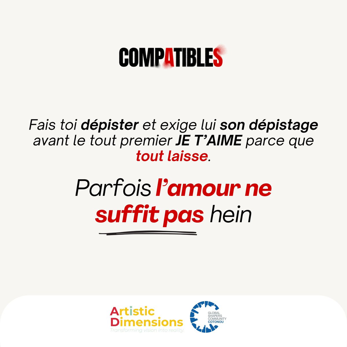 Compatiblesfilm's tweet image. Bonjour 👋🏽 
En attendant la sortie du film, nous avons un petit message pour vous.
#compatibleslefilm #zerodrepa