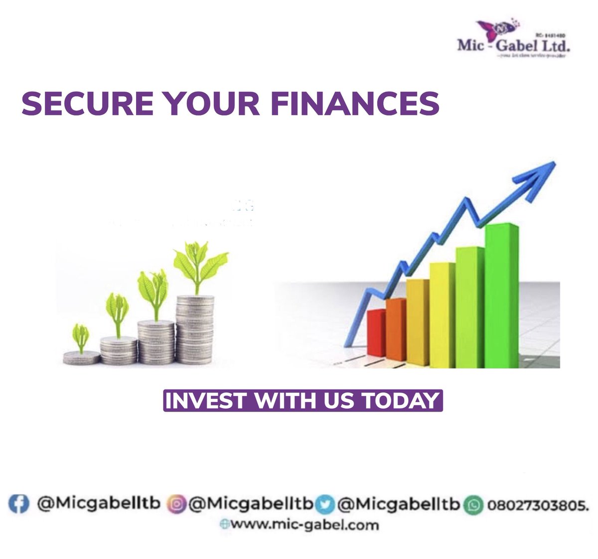 micgabelltd's tweet photo. Invest with us today and secure your finances.💳
Don’t burn your chances of investment.
For further enquiries;
Call/Chat - +234 803 858 3520
Visit - https://t.co/yqWMsBFa2f

#investment #micgabel https://t.co/XLKRsXajf4