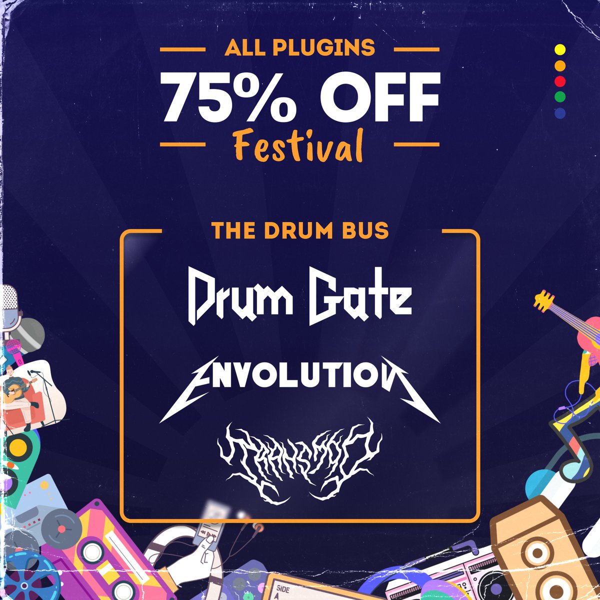 🎶 The hair is matted,
The cider has ran out,
Your ears have started ringing,
So now it's time to shout 🎶

🎶 It's the last day of the festival,
Your final chance is here,
To save 75% on all Sonnox plugins,
And ensure your mixes are in the clear 🎶