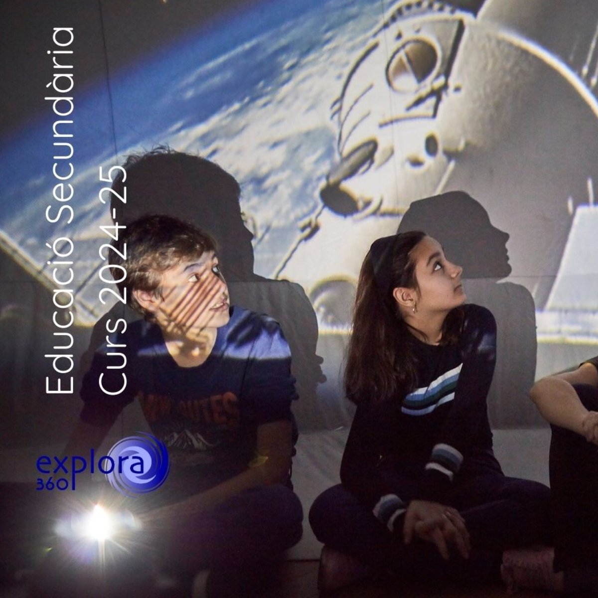 explora360's tweet photo. Curs 2024-25. Planetari immersiu per #Secundària a l'#Escola o l'#institut.
Diferents sessions per treballar conceptes més abstractes de l'Astronomia. 

📩 projectes@explora360.com

A Educació Secundària, si ens apassiona el que aprenem, som imparables! 🚀 https://t.co/QKGwPy472J