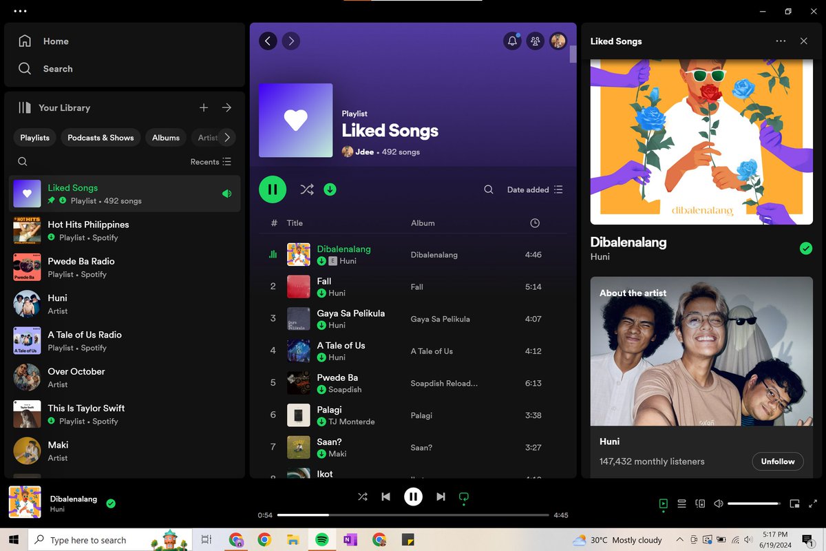 r_ckv1's tweet image. new found gem sa Spotify... 😍😍😍
#Huni #Dibalenalang