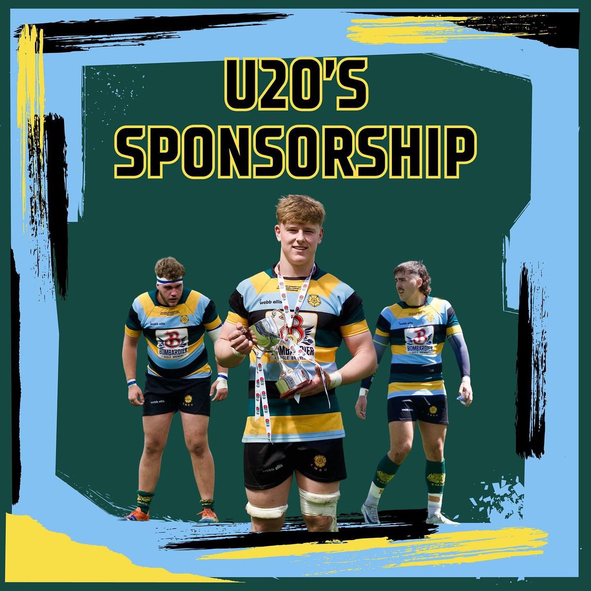 tobyhorrigan1's tweet photo. 🏵️ Sponsorship Opportunities 🏵️Following the success of the U20’s, winning the Jason Leonard County Championship, East Midlands Rugby Union are seeking new Primary and Secondary shirt sponsors for the next 3 years. 
County Secretary: keith.bateman@emru.co.uk https://t.co/zDmMQf8dza