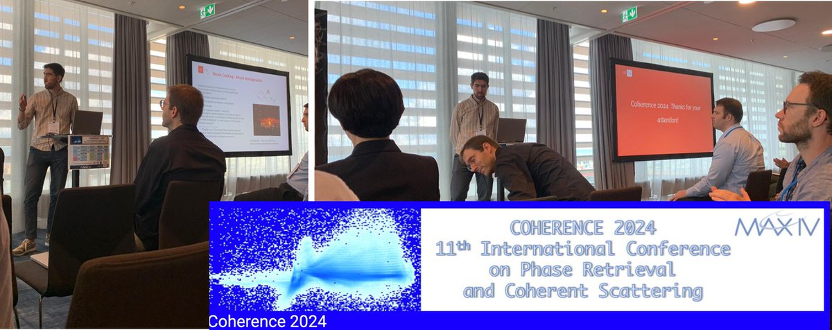 Marie-Ingrid Richard (@mringridrichard) on Twitter photo 🌟 Thrilled and proud that Michael Grimes, post-doc in <a href="/ERC_Research/">European Research Council (ERC)</a> CARINE’s team, had the opportunity to present on time-resolved Bragg coherent diffraction imaging of Pd nanoparticles during in situ C2H2 hydrogenation at #Coherence2024! 🌟 Thrilled and proud that Michael Grimes, post-doc in <a href="/ERC_Research/">European Research Council (ERC)</a> CARINE’s team, had the opportunity to present on time-resolved Bragg coherent diffraction imaging of Pd nanoparticles during in situ C2H2 hydrogenation at #Coherence2024!