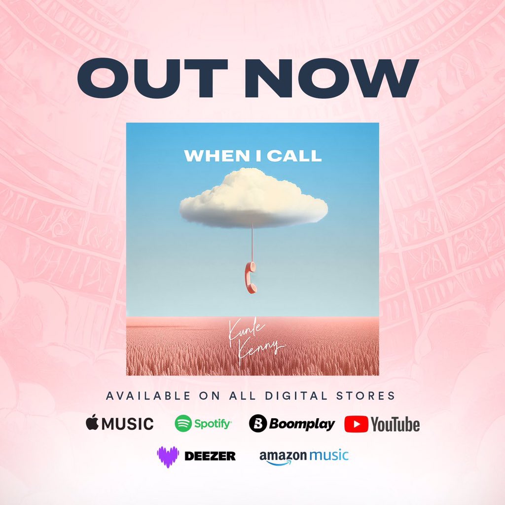 _OrekayBillions's tweet photo. In all you do today, don’t forget to stream “When I Call” by @kunle_kenny 🗣🗣
You can add it to your To-do- list so you don’t forget🙏🏼
I promise you, it will bless you❤️
#WhenICall https://t.co/60vQa9IjdP