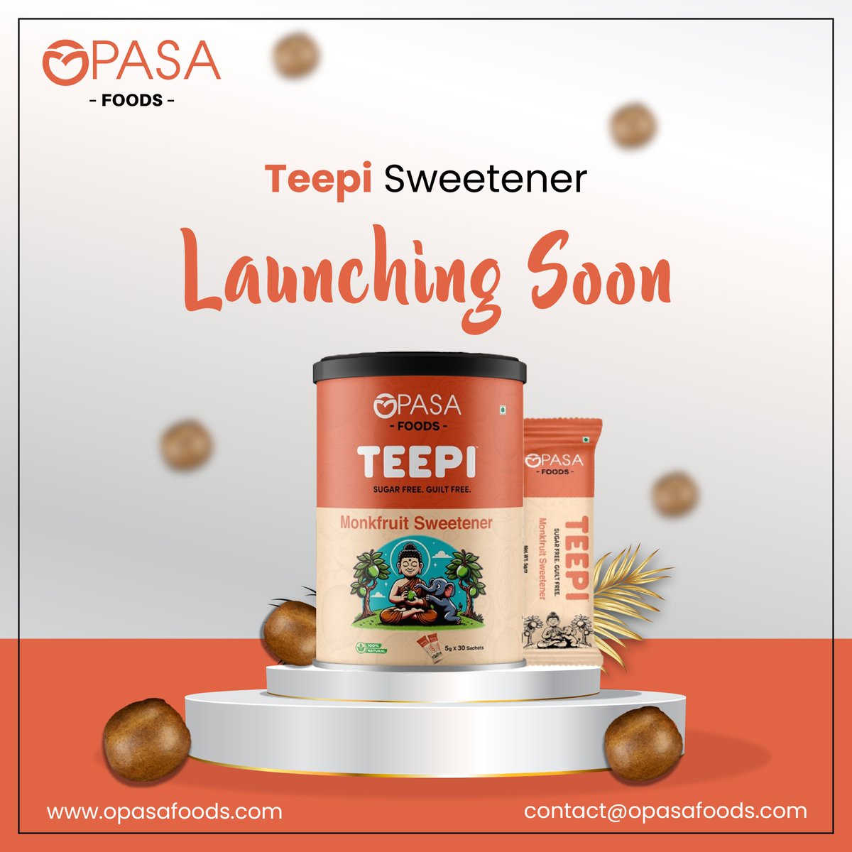 OpasaFoods's tweet image. A new era of sweetness is about to begin! OPASA Foods presents Teepi Monkfruit Sweetener. Stay tuned for the launch!

Try Teepi MonkFruit Sweetener today!
•
•
For More, Check Out Our Website: opasafoods.com
•
•
#teepi #naturalflavor #morningboost #bakingwithlove