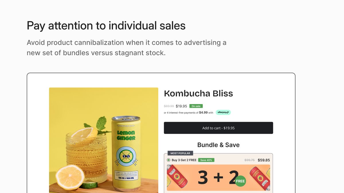 gempages's tweet image. Why not spice up your #sales and tidy up your inventory with enticing bundles? 

➡️Unlock insights into different #bundlepricing types and their benefits right here: bit.ly/bundle-pricing…