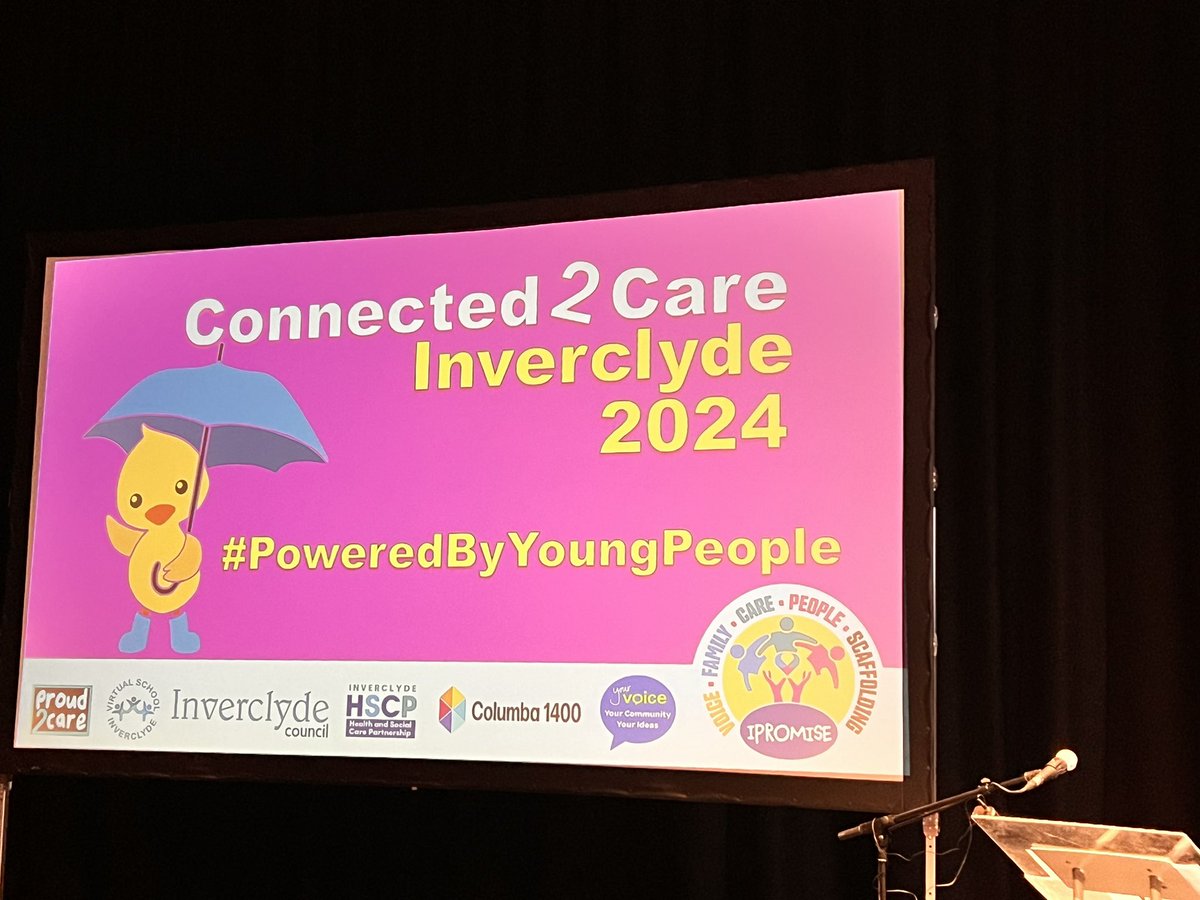 MrsOHaganNewark's tweet image. Cannot wait to hear our young people today at the very first Connected 2 Care conference in Inverclyde #PoweredByYoungPeople ❤️ #iPromise