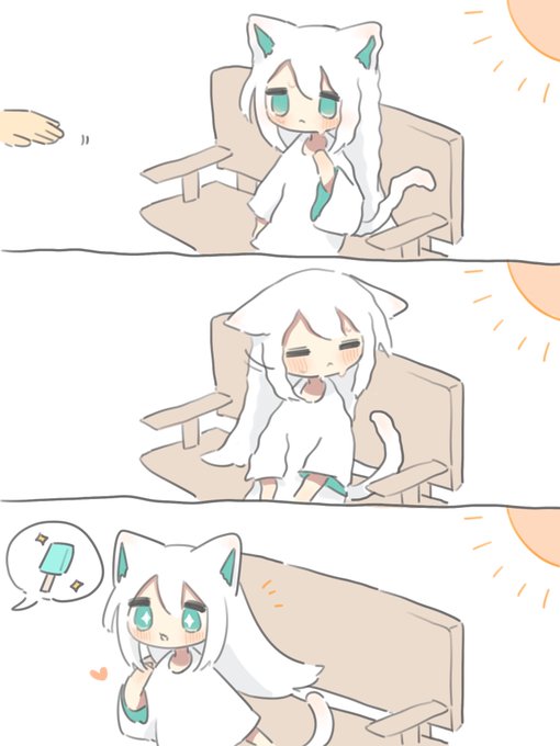 もう夏バテしてきたねこ 
