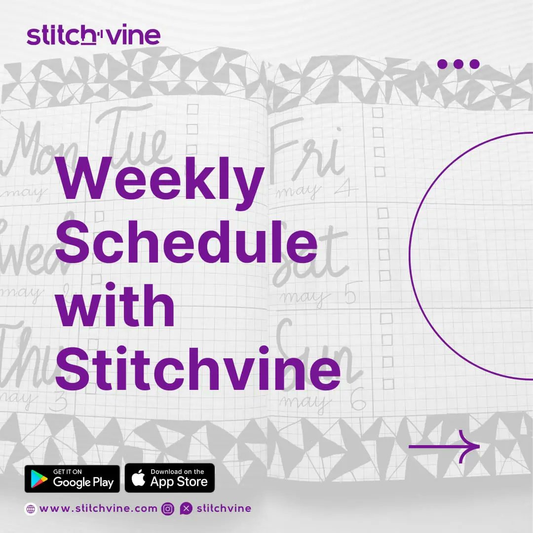 StitchVine's tweet photo. Hello, amazing Stichvine Users💜

We've curated this list to help you manage your time efficiently using our app.
The last slide is a very important thing to do as a fashion business owner.
Yet to download the stitchvine app? Say Hi in the comments, we have something for you 💜 https://t.co/YUWxaXubbU
