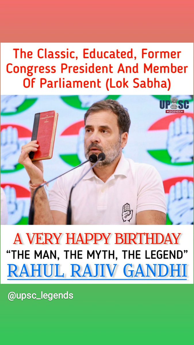 SandeePHingi's tweet photo. श्री @RahulGandhi जी को उनके जन्मदिवस पर शुभकामनाएं प्रेषित करता हूँ।

आज का दिन आपके जीवन में अनंत खुशियां लेकर आए। आप सदैव जनता की आवाज को बुलंद करते रहें, मैं ईश्वर से आपके स्वस्थ, खुशहाल एवं दीर्घायु जीवन की कामना करता हूं l 🎂💐🙏
#Rahulgandhi 
#Raga https://t.co/0oBGpYWH6n