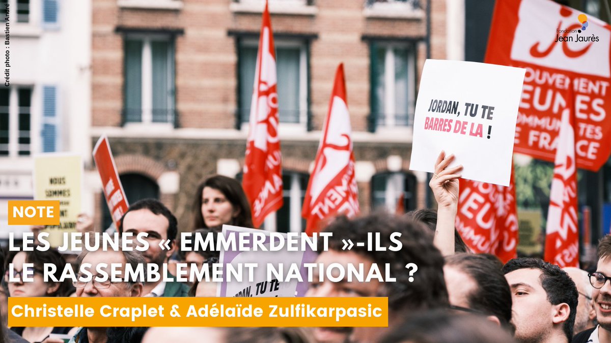 Fondation Jean-Jaurès (@j_jaures) on Twitter photo 📝 Les jeunes « emmerdent »-ils le Rassemblement national ?
<a href="/CCraplet/">Christelle Craplet</a> et <a href="/AZulfikarpasic/">Adélaïde Z</a> reviennent sur les évolutions du vote des 18-24 ans, loin d'être uniforme, aussi bien sociologiquement que politiquement.
jean-jaures.org/publication/le… 📝 Les jeunes « emmerdent »-ils le Rassemblement national ?
<a href="/CCraplet/">Christelle Craplet</a> et <a href="/AZulfikarpasic/">Adélaïde Z</a> reviennent sur les évolutions du vote des 18-24 ans, loin d'être uniforme, aussi bien sociologiquement que politiquement.
jean-jaures.org/publication/le…