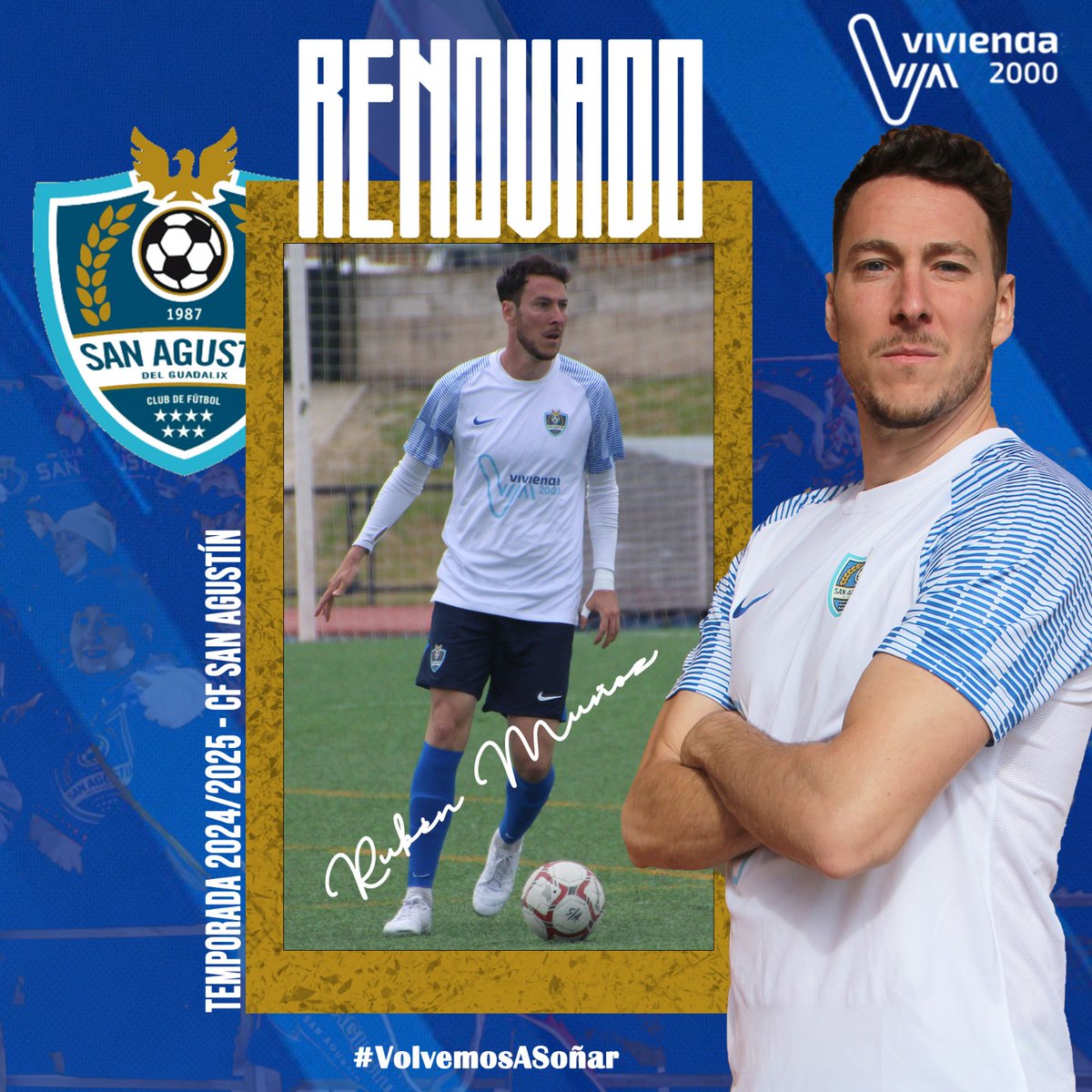 Primer Equipo | 𝐑𝐞𝐧𝐨𝐯𝐚𝐝𝐨 🤝

Que bueno es volver a tenerte 🔙🔙

Rubén Muñoz dará una gran jerarquía a nuestra defensa 👑👑

#VolvemosASoñar💭