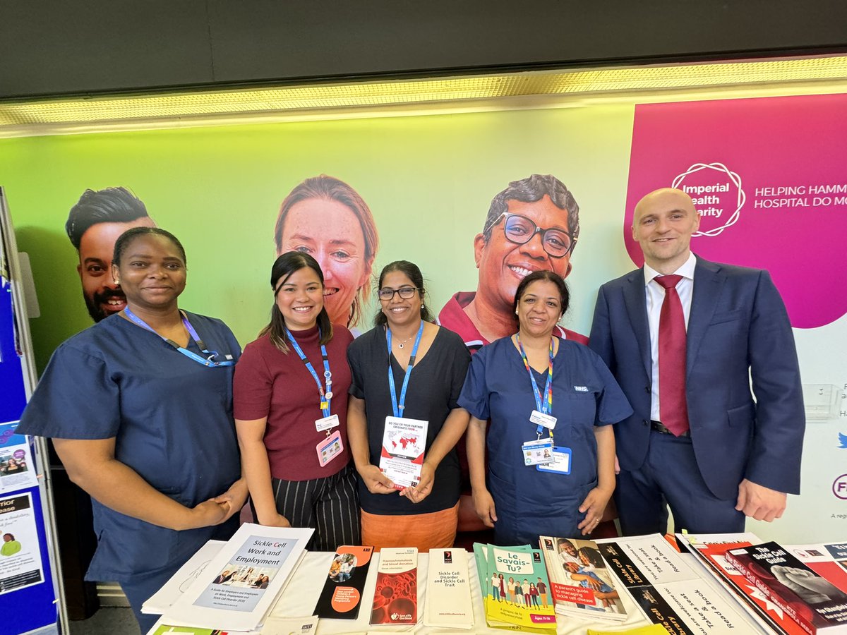 Maj Castañeda (@majhoye) on Twitter photo #TeamHaem in action! Let’s stop the stigma behind SCD, learn with us today! #worldsicklecellday2024 <a href="/karhod21/">Karen Bradley 💙</a> <a href="/JoyAntonetteP/">Joy</a> <a href="/ImperialPeople/">Imperial People 💙</a> <a href="/ImperialNHS/">Imperial NHS 💙</a> <a href="/Luigiwill2021/">Louie Will</a> #TeamHaem in action! Let’s stop the stigma behind SCD, learn with us today! #worldsicklecellday2024 <a href="/karhod21/">Karen Bradley 💙</a> <a href="/JoyAntonetteP/">Joy</a> <a href="/ImperialPeople/">Imperial People 💙</a> <a href="/ImperialNHS/">Imperial NHS 💙</a> <a href="/Luigiwill2021/">Louie Will</a>