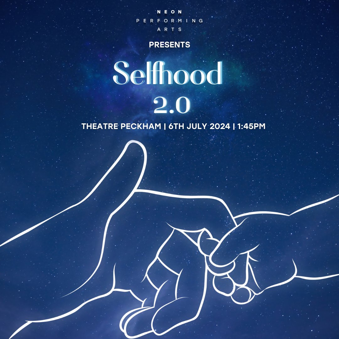 Join Neon Performing Arts for "Selfhood 2.0" 
(inspired by The Little Prince by Antoine de Saint-Exupery)
Written by @_nidhikrishna | 6th July | 1:45pm | @theatrepeckham 
BOOK NOW! tickettailor.com/events/neonper…
