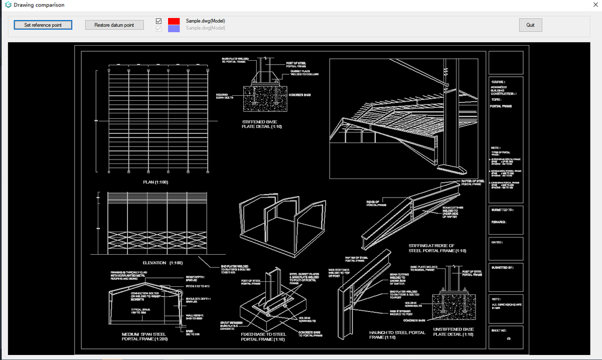 DWGFastview's tweet photo. DWG FastView Tip of the Day - Drawing compare
Now use the [Drawing Compare], you can [Set reference Point]! https://t.co/Sf02aZ0ItD