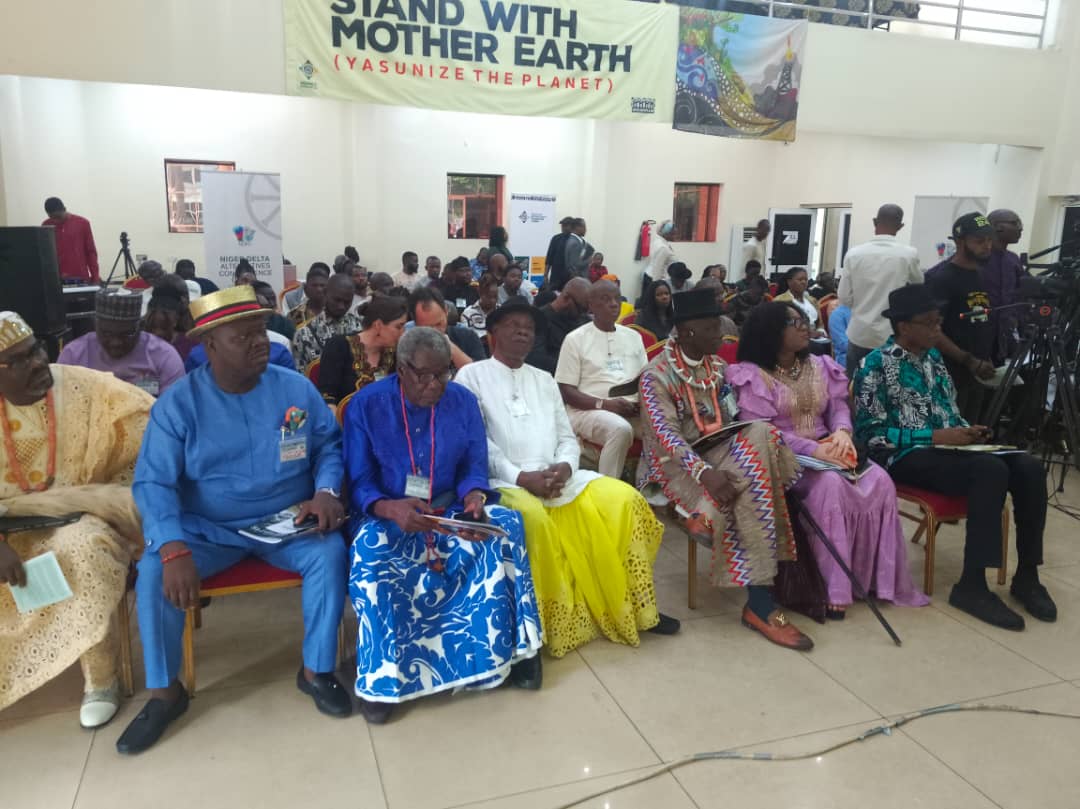 Health of Mother Earth (@ecohomef) on Twitter photo #NDAC2024 This is a moment that we must be truthful about our historical realities, highlighting and learning from heroes and denouncing the villains who have trashed the people and the region with reckless abandon. <a href="/FMEnvng/">Environment Ministry</a> <a href="/NigerDeltaRpts/">Niger Delta Reports</a> <a href="/NnimmoB/">Nnimmo</a> <a href="/joyce_okeoghene/">Joyce Brown</a> <a href="/flow_steve/">ODUWARE STEPHEN</a> #NDAC2024 This is a moment that we must be truthful about our historical realities, highlighting and learning from heroes and denouncing the villains who have trashed the people and the region with reckless abandon. <a href="/FMEnvng/">Environment Ministry</a> <a href="/NigerDeltaRpts/">Niger Delta Reports</a> <a href="/NnimmoB/">Nnimmo</a> <a href="/joyce_okeoghene/">Joyce Brown</a> <a href="/flow_steve/">ODUWARE STEPHEN</a>