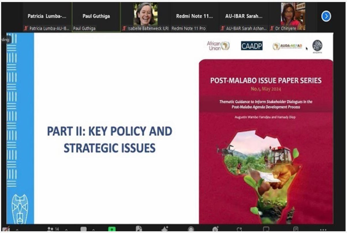 au_ibar's tweet photo. AU-IBAR &amp; @ILRI are hosting a hybrid Expert Write Shop in Naivasha, Kenya, June 18-21, 2024, under #RAFFS Project. Drafting memoranda for #livestock in Post-Malabo #CAADP, experts are setting the future outlook on livestock for the next decade. 
More Info:
https://t.co/VEa39zw8W8 https://t.co/kjGZAMQHBx