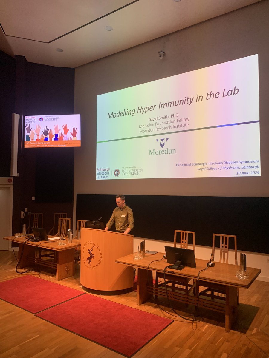 Edinburgh Infectious Diseases (@edin_eid) on Twitter photo <a href="/ProfPeterBarlow/">Prof Peter Barlow</a> <a href="/EdinburghNapier/">Edinburgh Napier University</a> <a href="/GlobalAgEd/">Global Academy of Agriculture and Food Systems</a> <a href="/JGarciaIglesias/">Jaime Garcia-Iglesias jgarciaiglesias.bsky.social</a> <a href="/EdinUniUsher/">Usher Institute</a> <a href="/ESRC/">Economic and Social Research Council</a> The final speaker of session 1 is <a href="/GeordieParasit/">David Smith</a> from <a href="/MoredunComms/">The Moredun Foundation</a> who is discussing the modelling of hyper-immunity in the lab!
#EIDSymp24 <a href="/ProfPeterBarlow/">Prof Peter Barlow</a> <a href="/EdinburghNapier/">Edinburgh Napier University</a> <a href="/GlobalAgEd/">Global Academy of Agriculture and Food Systems</a> <a href="/JGarciaIglesias/">Jaime Garcia-Iglesias jgarciaiglesias.bsky.social</a> <a href="/EdinUniUsher/">Usher Institute</a> <a href="/ESRC/">Economic and Social Research Council</a> The final speaker of session 1 is <a href="/GeordieParasit/">David Smith</a> from <a href="/MoredunComms/">The Moredun Foundation</a> who is discussing the modelling of hyper-immunity in the lab!
#EIDSymp24