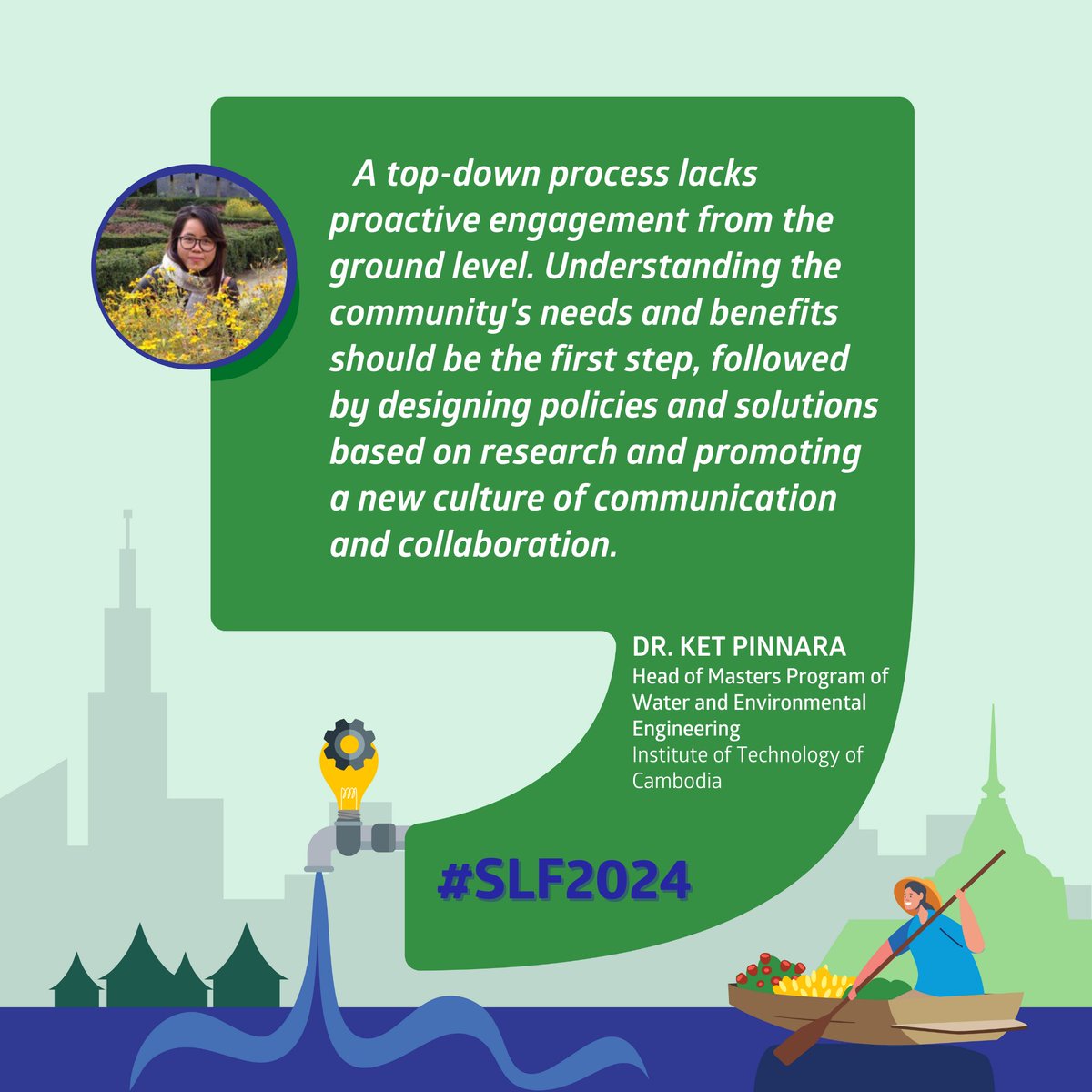 sumernet_sec's tweet photo. 🌟 Key Insights from #SLF2024 🌟
1️⃣ Collaborative Efforts Needed
2️⃣ Local Knowledge for #Flood Protection
3️⃣ #Research Findings for #DecisionMaking

Stay tuned for more reflection on the SUMERNET Learning Forum 2024.
#Mekong #ClimateAction #KnowledgeCoProduction #WaterSecurity https://t.co/58SrZnr8GV