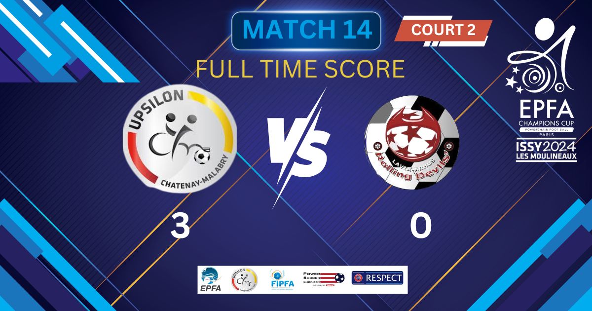 Results  of our first matches this morning DCU with a 2-1 win over Aalborg and  Upsilon Chatenay Malabry winning 3-0 against Aarhus Rolling Devils.