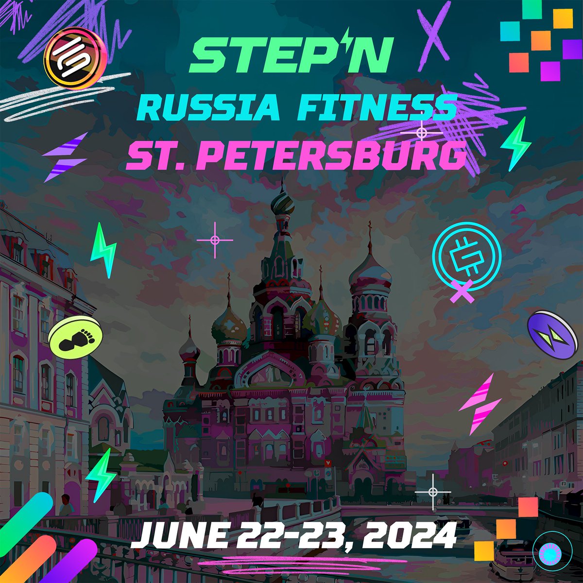 TatsianaSTEPN's tweet photo. Привет #STEPNFam 👋

В эти выходные я буду участвовать на выставке в Санкт-Петербурге и представлять там STEPN и STEPN GO. 🔥

⚡️Название выставки Russia Fitness. 
Она будет проходить в двух местах: 

БИЗНЕС-ФОРУМ 
Cosmos Saint-Petersburg Pribaltiyskaya Hotel, Кораблестроителей, д. 14

ФИТНЕС-КОНВЕНЦИЯ и ФИТНЕС-ЛЕКТОРИЙ
ул. Б. Разночинная, д. 25А

🫶 Буду рада встретиться с комьюнити и вместе пройти на STEPN, выпить чашечку кофе или чая за обсуждением экосистемы FSL. 

📬 Пишите мне в личные сообщения, если вы будете в это время там. Можем организовать общую точку встречи и время. ⚡️

#STEPN #STEPNGO @Stepnofficial