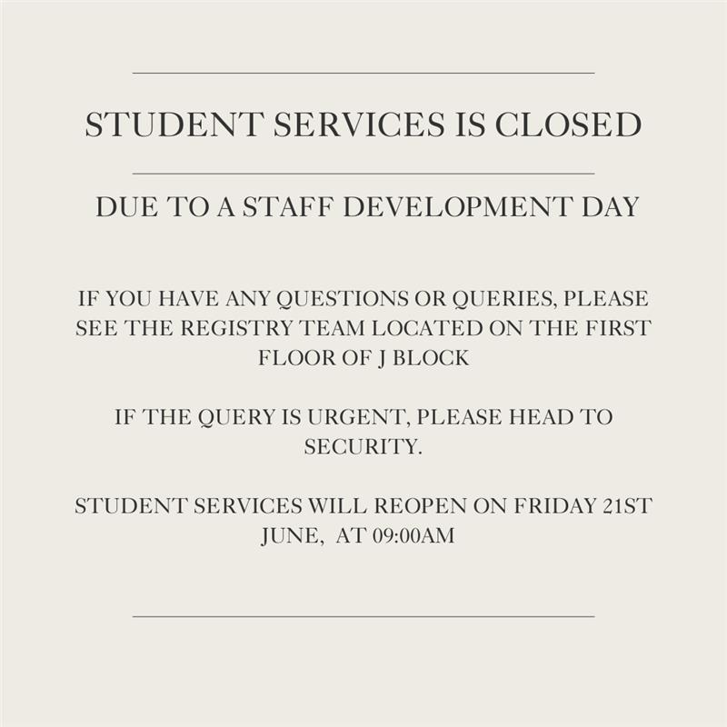 St Mary's Student Services tweet media