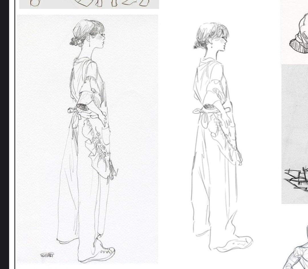 학원에서 그린것들