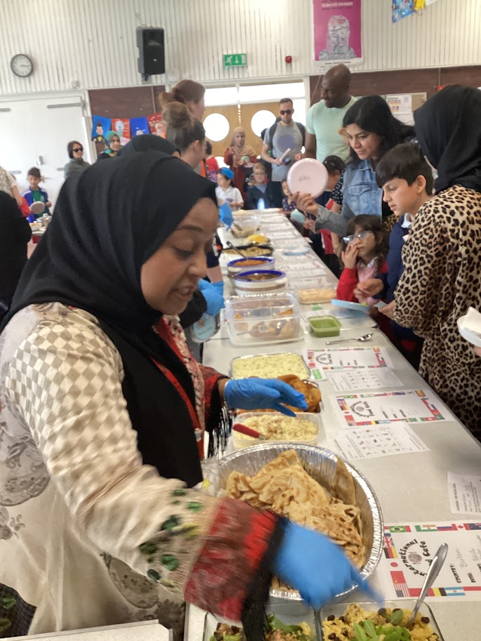 Another fantastic International Food Café last night for KS2. Thank you so much to all our families for cooking and coming to share a meal together! #community #sharingfood #refugeeweek