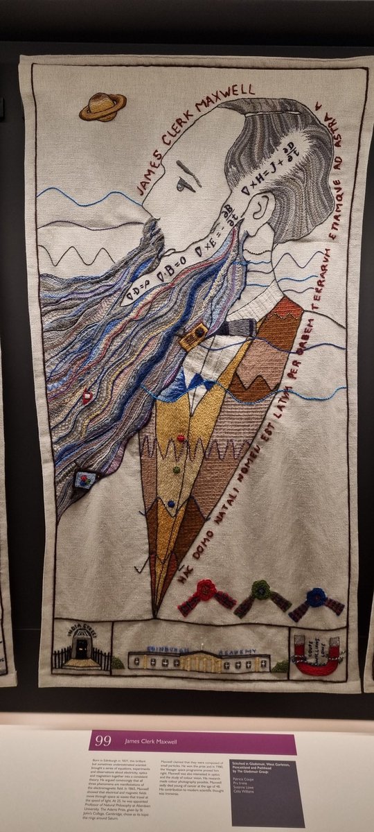 One for the Physicists at the Great Tapestry of Scotland!