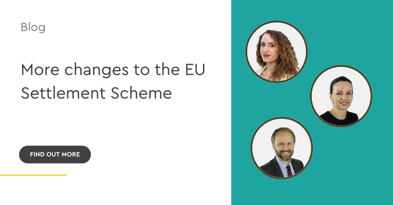 Stavriana Alexandrou, Ilda de Sousa and Tim Richards provide insights on important updates to the EU Settlement Scheme for pre-settled status holders.
 
Want to find out more? Read the blog here: lnkd.in/eWv2jFNw

#ImmigrationLaw #EU #SettledStatus #ExpatsUK