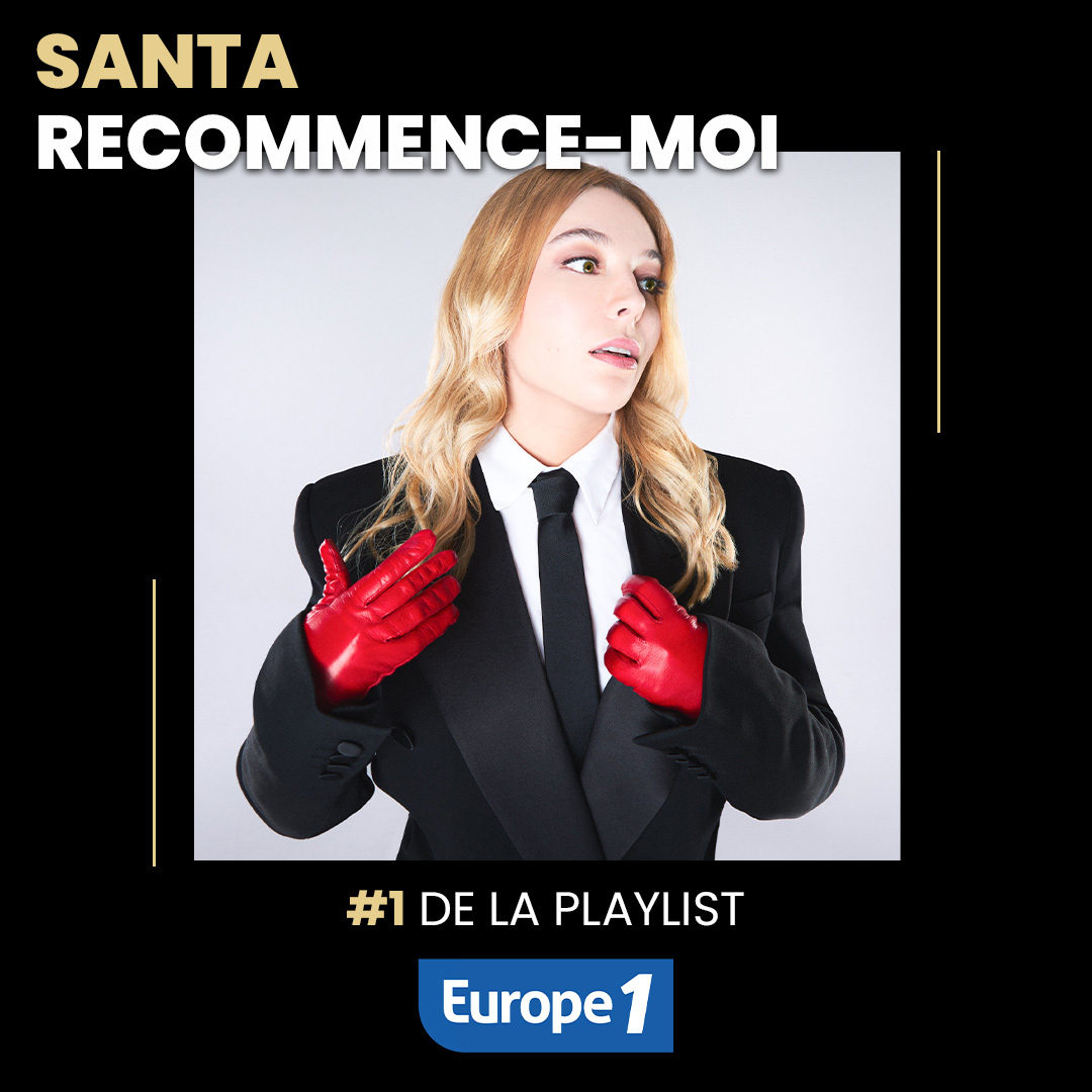 « Recommence-moi » de <a href="/jesuissanta999/">SANTA</a>  est #1 de la playlist <a href="/Europe1/">Europe 1</a>  ! 🙏🏼