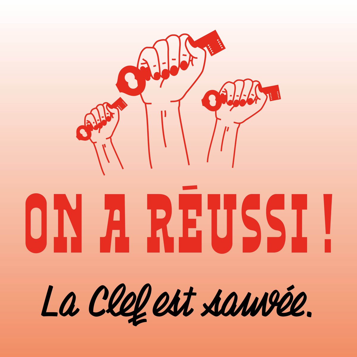 ❤️On a les Clefs❤️

Réouverture avant travaux du 27 au 30 juin 2024 

Notre communiqué 👉laclefrevival.org/actu/on-a-reus…