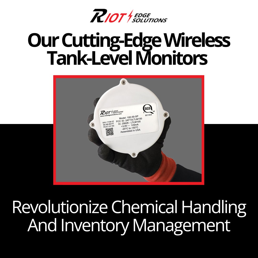 RIOTEdgeSol's tweet image. Enhance safety and streamline operations with real-time data. Optimize inventory control and make data-driven decisions.
#TankLevelMonitoring #RIOTEdge #Efficiency #SmartMonitoring #IIoT #ChemicalManagement #InventoryControl #TechInnovation #SafetyFirst #DataDriven