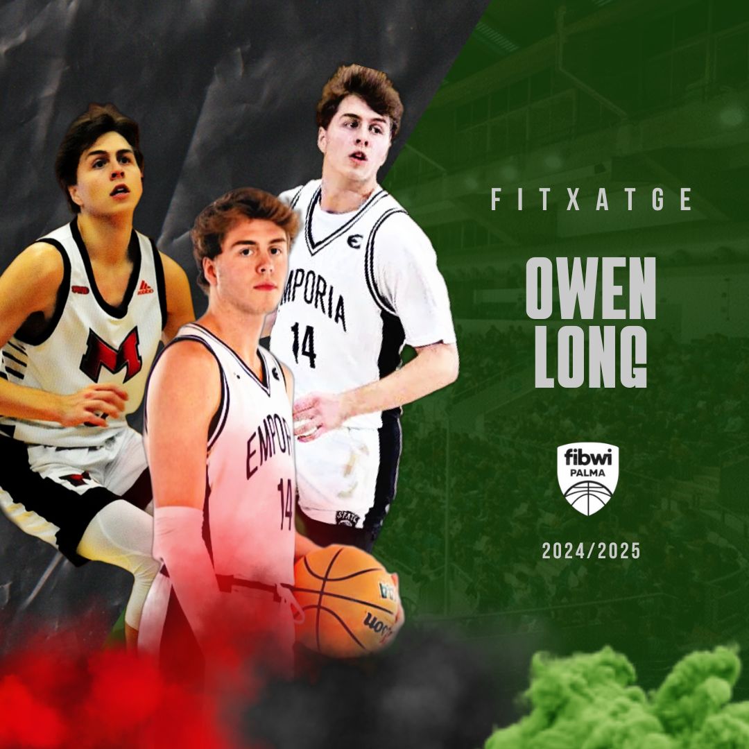 ✍️ 𝐅𝐈𝐓𝐗𝐀𝐓𝐆𝐄 | Owen Long, nova incorporació del Fibwi Palma 

Benvingut Owen👋 

🔗 En breus, notícia completa a la nostra web.