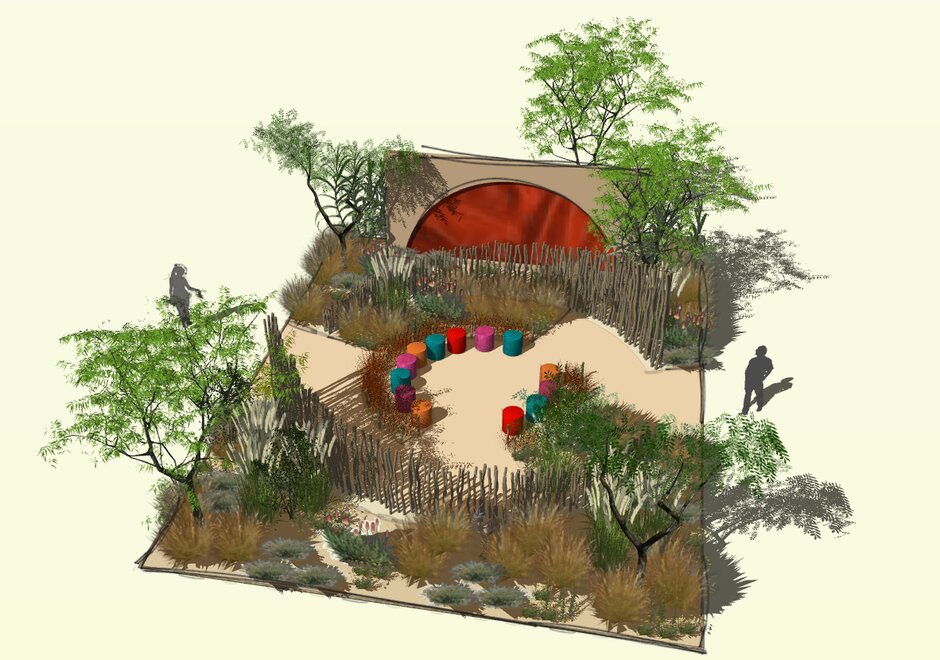 The_RHS's tweet image. This summer at #RHSHamptonCourt, celebrate 25 years of @Disney's #TheLionKing West End musical at the Lion King Anniversary Garden, designed by @JulietSargeant and inspired by the African landscapes where the story is set 🦁 

Find out more: rhs.org.uk/shows-events/r…