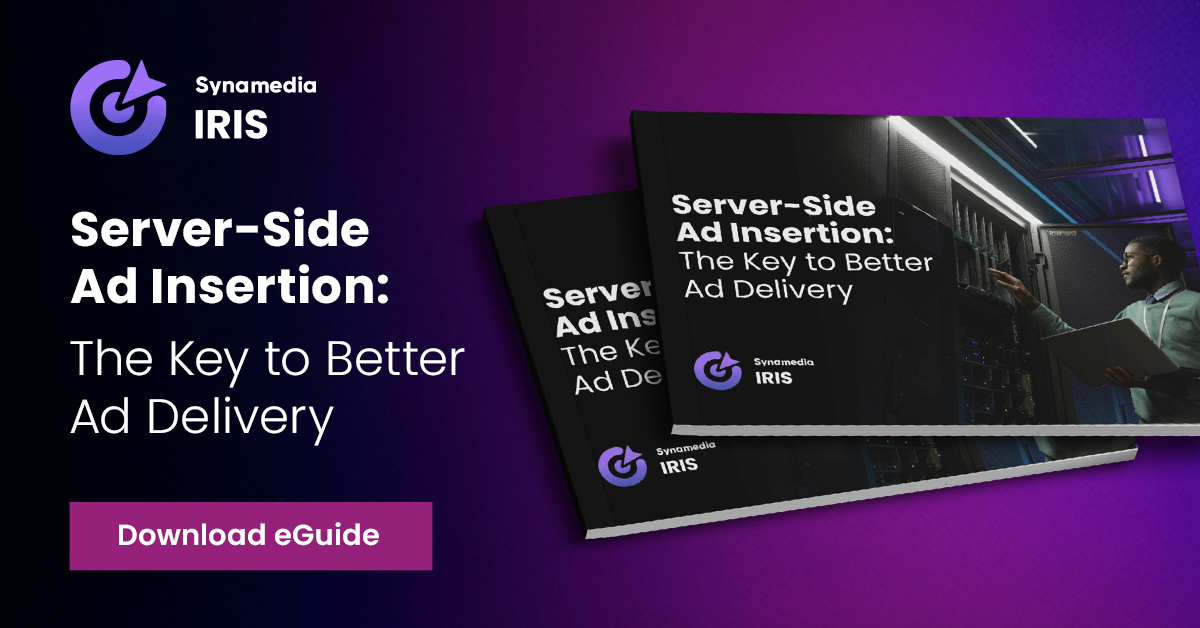 SynamediaVideo's tweet image. We’re excited to share our new #eGuide: Server-Side Ad Insertion – The Key to Better Ad Delivery! ➡️ synamedia.com/whitepapers-re…
Learn how #SSAI can help you seamlessly deliver ads on all streaming devices to unlock additional revenue and improve the viewing experience. SSAI goes…