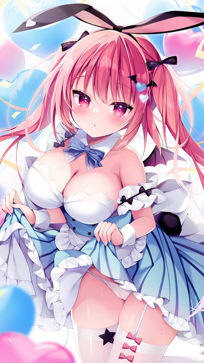 小悪魔ツインテールはお好きですか?🐰💜 