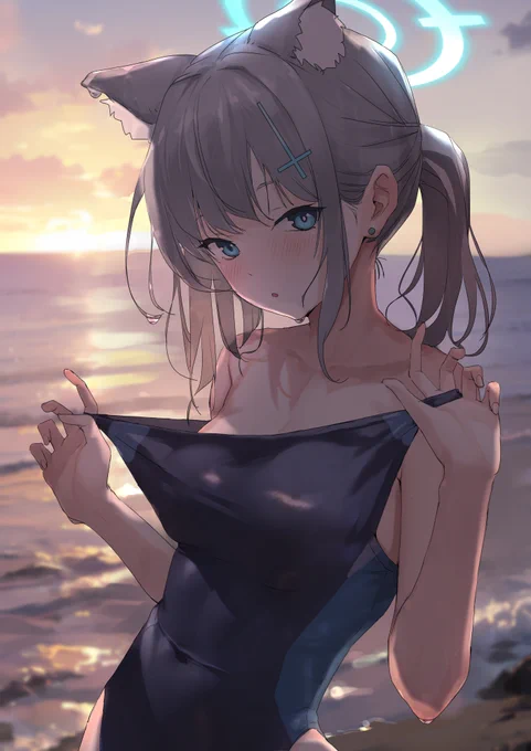 水着シロコ#ブルアカ 