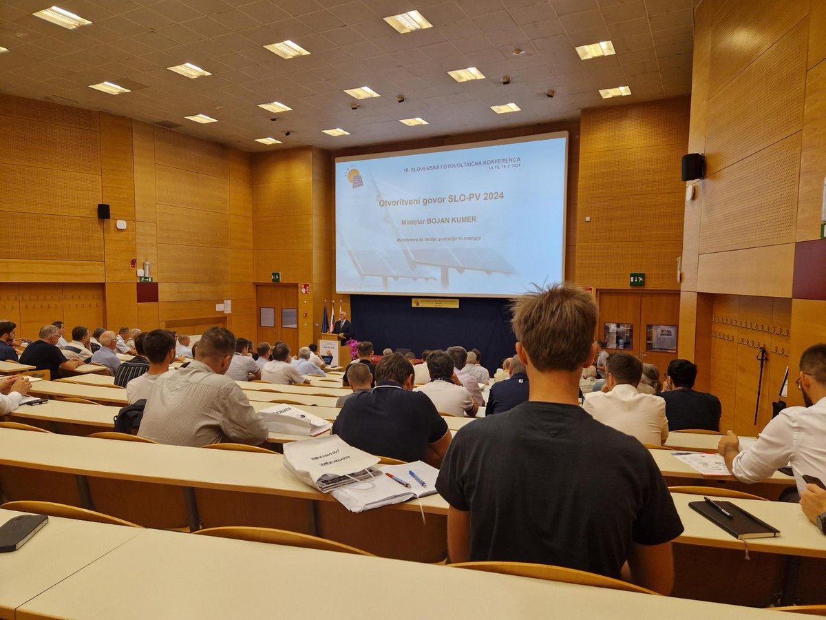 Energy Policy Lab (@lestlab) on Twitter photo We are attending the 10th Slovenian Photovoltaic Conference at <a href="/FELjubljana/">Fakulteta za elektrotehniko UL</a> !🌞
Solar power is vital for Slovenia's energy future, with our ideal location and sunny climate. We are here to discuss the latest advancements and technologies in solar energy.⚡️ We are attending the 10th Slovenian Photovoltaic Conference at <a href="/FELjubljana/">Fakulteta za elektrotehniko UL</a> !🌞
Solar power is vital for Slovenia's energy future, with our ideal location and sunny climate. We are here to discuss the latest advancements and technologies in solar energy.⚡️