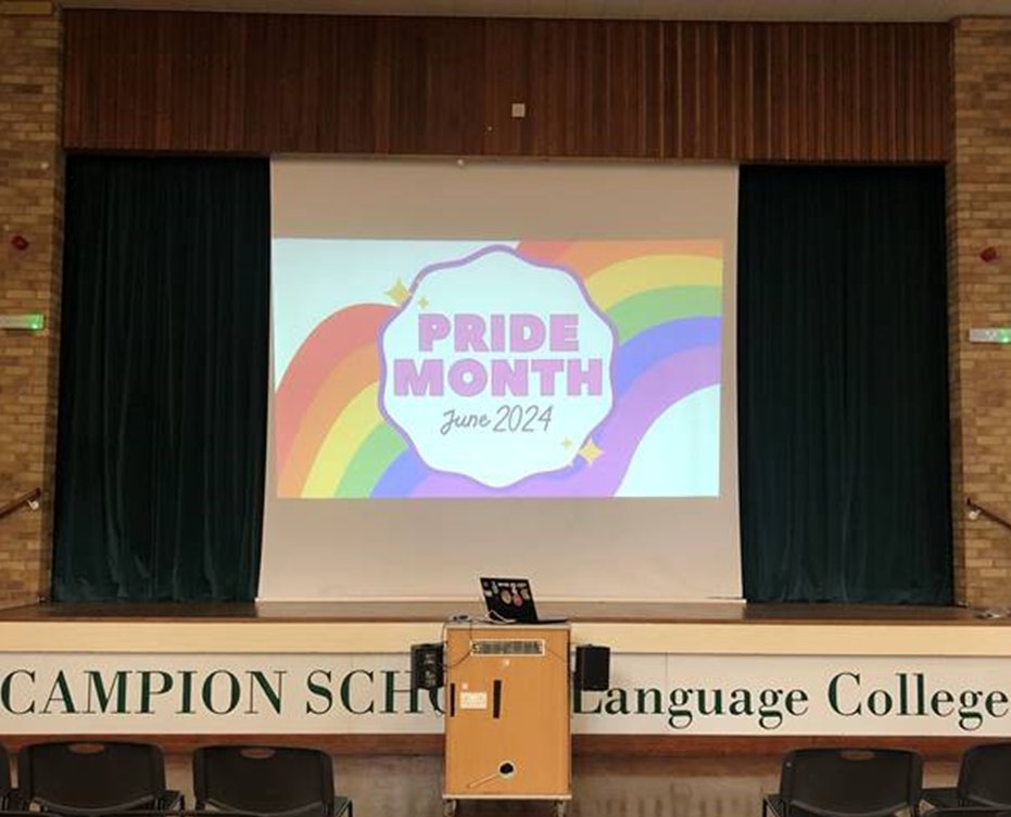 This weeks assemblies are all about Pride month.
The message of promoting equality and acceptance is relevant to all of us.
If your child would like to take part in the Colour Run next Wednesday, fill in the Google form via the QR code sent home last week.
#proudtobecampion