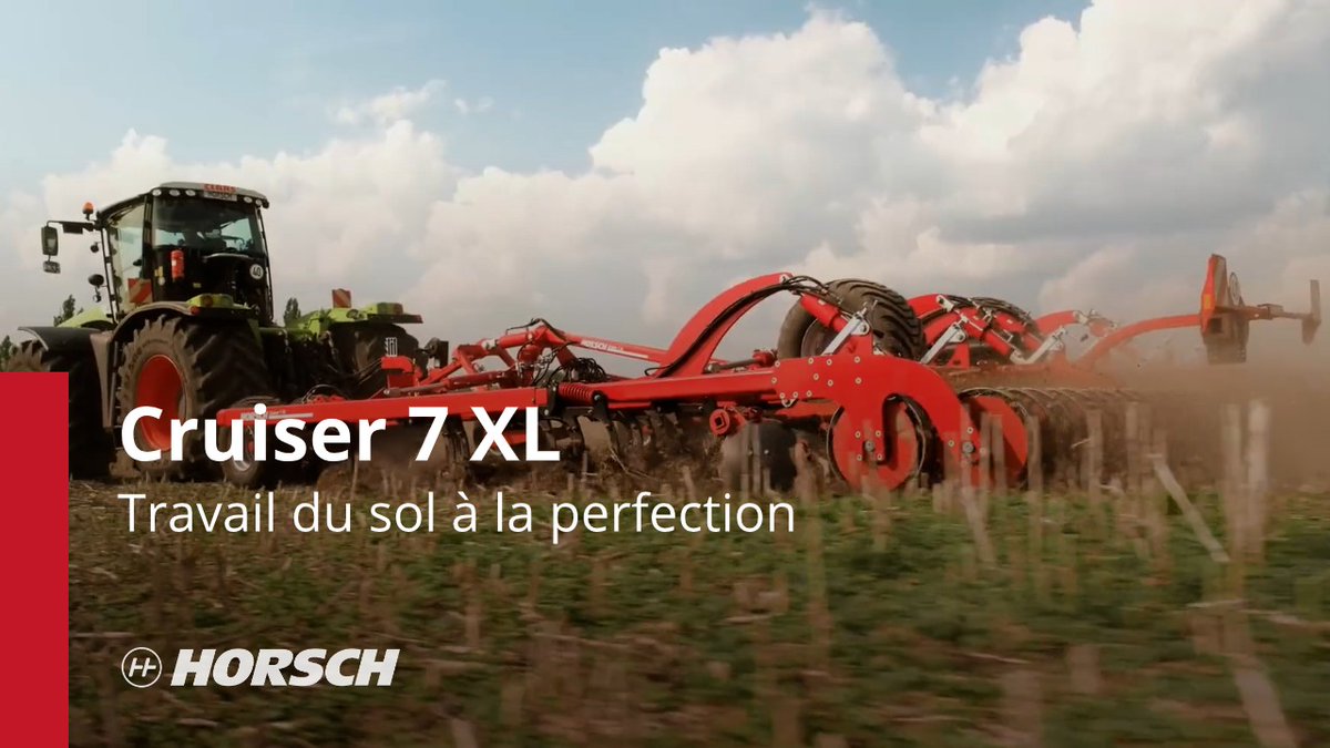 HORSCH_France's tweet photo. #dechaumages ⏰Passez à l'action!!! 🔥
CRUISER XL 😍
💪 #Melange intensif des résidus + une découpe sur tte la largeur
🔥 dents #TerraGrip 👉 effort à la pointe de 180 kg angle d’attaque optimal
💪Parfait suivi du sol 👉 roues de support et au packer
https://t.co/C3MVGKx9zN https://t.co/lxtYw7zGfc