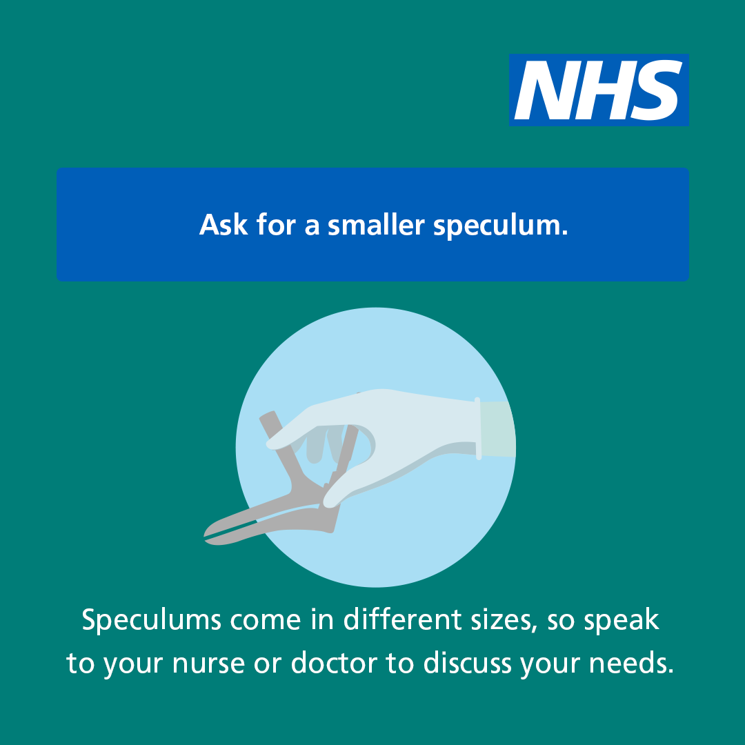 NHSuk's tweet photo. This week is  #CervicalScreeningAwarenessWeek. 

Here are some tips to help you make your cervical screening more comfortable. If you do feel embarrassed, you’re not alone! But don’t worry – talk to your doctor or nurse who can help put you at ease.
