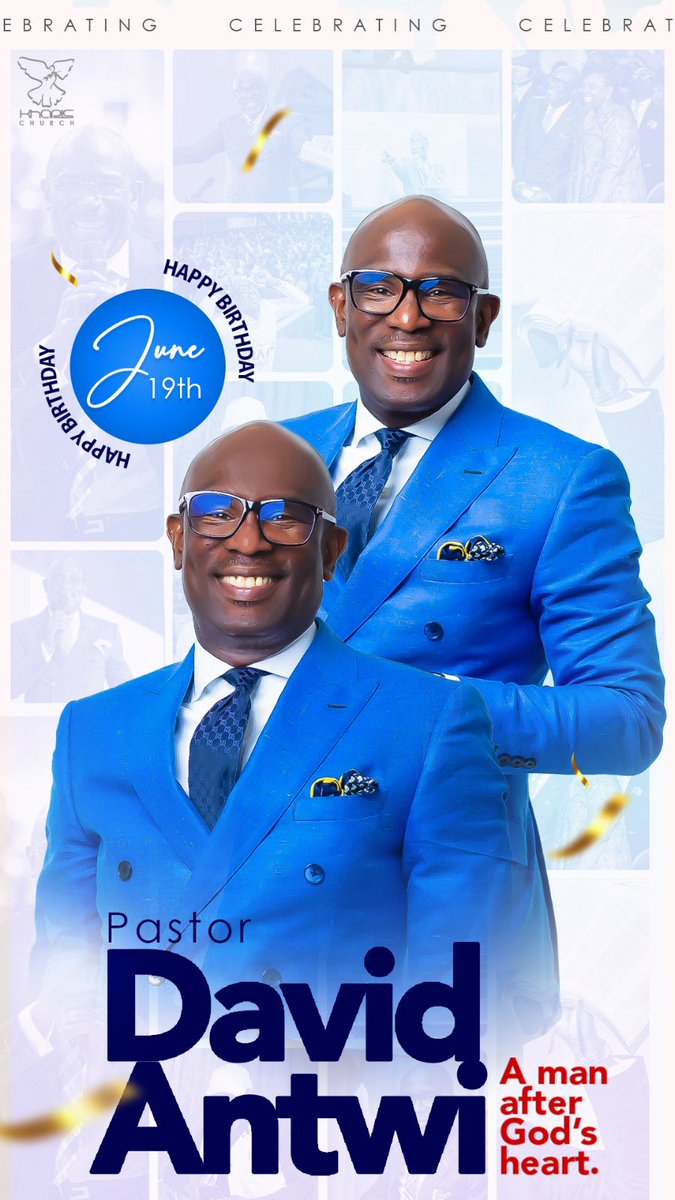 KharisChurch's tweet photo. Happy Birthday Pastor @Davidantwi_🎉🥳🙌

We wish you a blessed birthday.  
We are grateful to God for your life and ministry.
May God continue to strengthen you and engrace you. 
May God almighty encompass you with more wisdom and favour. 

We honour and celebrate you 🎉🙌 https://t.co/xaBI11Z9mP