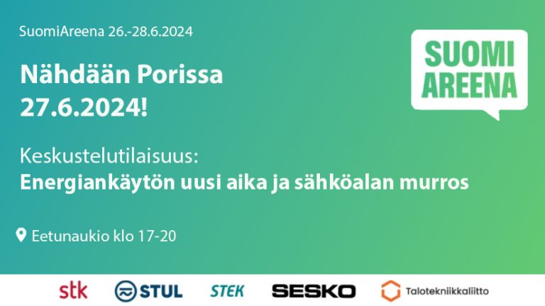 Ensi viikolla olen ke-pe Porissa <a href="/SuomiAreena/">SuomiAreena</a>:lla. Laitapa viestiä, jos haluat tavata tai vedä hihasta paikan päällä. Eetunaukion lavalla 27.6. Klo 17-20 on myös keskustelumme. #SuomiAreena #talotekniikka <a href="/LVI_TU/">LVI-TU</a> @STULry <a href="/RTryfi/">Rakennusteollisuus RT</a> <a href="/Rakennuslehti/">Rakennuslehti</a>