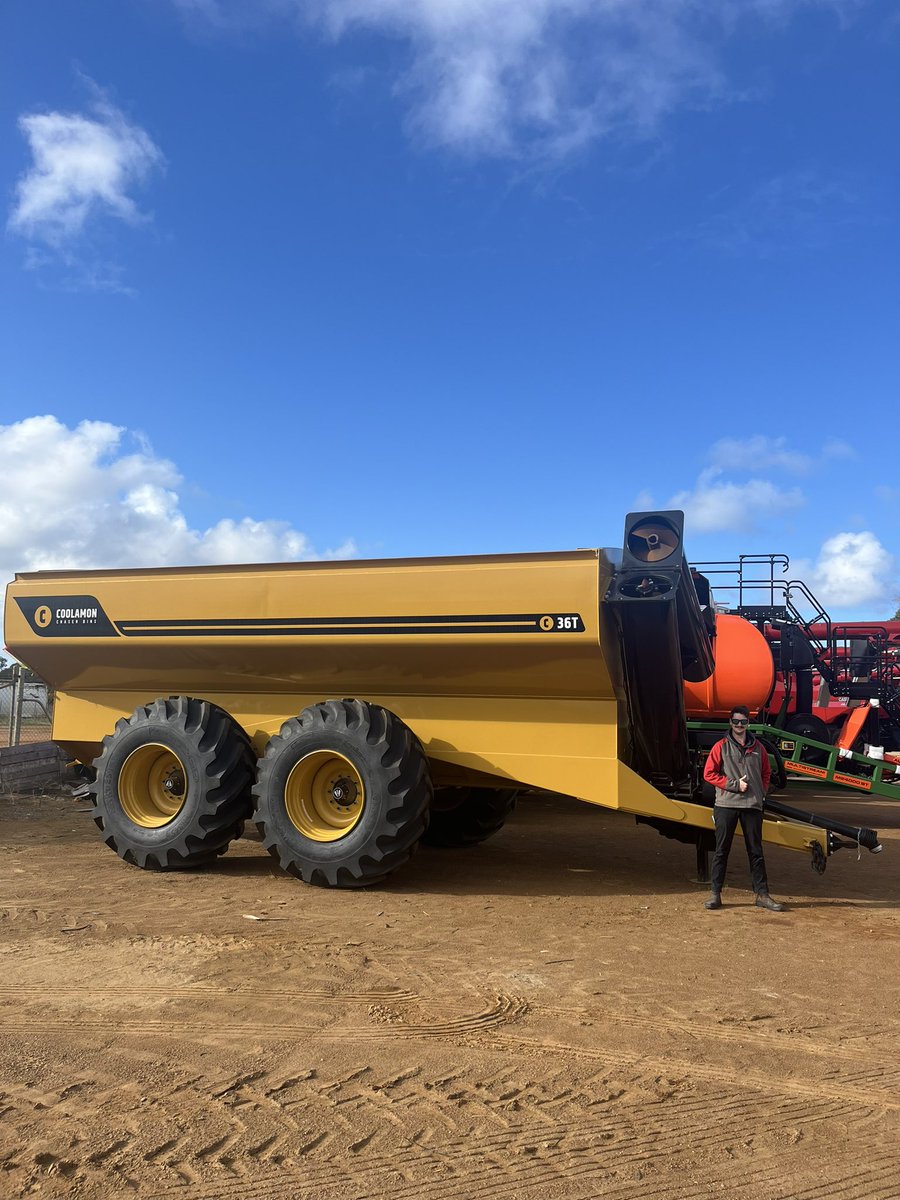 DannyNagel84's tweet photo. Southern WA Tour this week…great to see our valued dealers moving some big #Coolamon Chaser Bins https://t.co/N4QMf90YqD