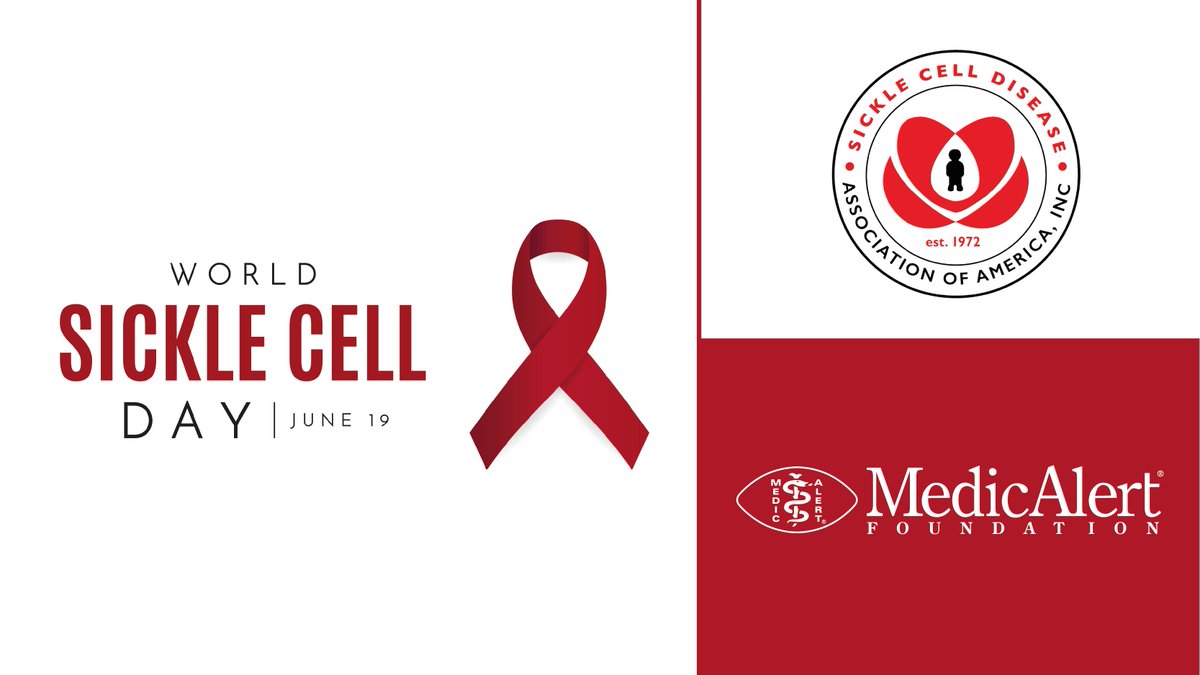 MedicAlert's tweet image. On World Sickle Cell Day, we stand united with  @SCDAAorg We've launched a program to improve emergency care for people who seek treatment for a pain crisis in an Emergency Department. Learn more here: buff.ly/3zgVibm  #WorldSickleCellDay #SCDAA #MedicAlert