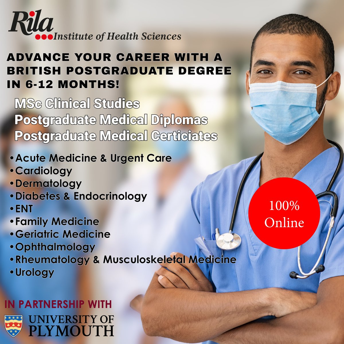 Rila_GPCourses's tweet photo. Our postgraduate medical courses are designed to elevate your expertise and open doors to new opportunities. 
📅 Next Intake: Sept 2024
💥 Special Offer Alert! 💥 Enroll now and get 20% OFF on fees! Offer valid until July 19th.
🔗https://t.co/liNUILUyj9
#MedicalEducation https://t.co/q4MyVLqHeC