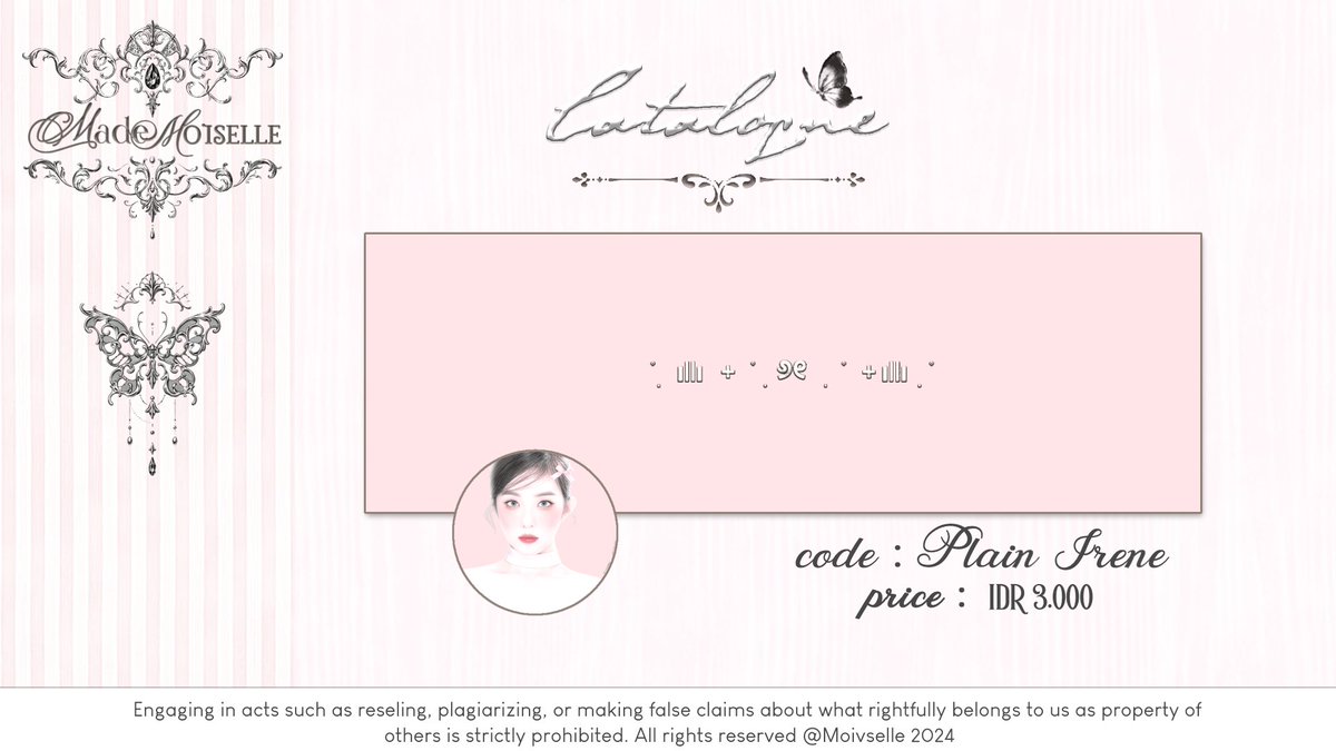 help rt thankyou 🌷

halo temen" aku ada layout ready stock irene foto terbaru. bisa di take sekarang juga di DM yaa. Price sudah tertera di pict. ayoo jajan 🫣💗. 

#zonauang #zonaba #zonajajan