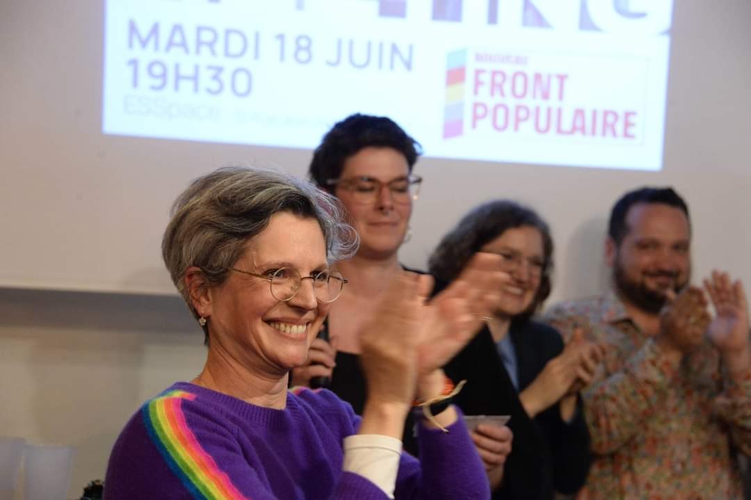 aitadjedjou's tweet photo. Meeting Sandrine Rousseau. Paris 18 06 24. 
#NouveauFrontRépublicain #nouveaufrontpopulaire #sandrinerousseau #marietoussaint #manonaubry #lfi #eelv #pressphotography #politicsphotography #photojournalisme #politique #ElectionsLégislatives2024 #photooftheday https://t.co/J4nFDVCvDn